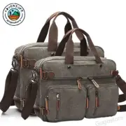 Casual canvas bag/business briefcase/portable travel cross-body shoulder bag