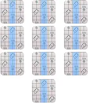Swimming Bandages - Skin Protection Bandages, Waterproof Wound Cover, Transparent Dressing | 10pcs Water-Resistant Tape for Skin Protection, Shower Bath Swim Supplies for Cuts, Scrapes, Bandage Use
