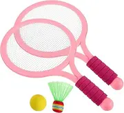 UPKOCH 1 Set Badminton Racket Set Lightweight and Rackets with Shuttlecocks for Outdoor Indoor Play Engaging Sports