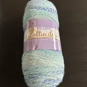 Altin Ilmek Yarn Kelebek Gradient Baby Yarn, Blue/green Parti, Acrylic Crochet
