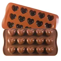 在飛比找蝦皮商城優惠-15連水滴愛心造型巧克力模 模具 模型 情人節巧克力造型【D