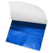 Gold Leaf Foil Sheet, Blue Leaf Papers, 3.3 Inch x 3.1 Inch 200 Pcs