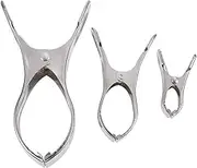 Parliky 30pcs Quilt Clamp Stainless Steel Clips Clothing Hanger Home Clothes Clip