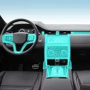 Car Interior Film Dashboard Piano Board Shift Center Console Anti-Scratch Transparent TPU Protection Film,for Discovery Sport 2022-2024 (Style for LHD)