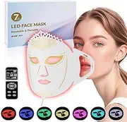 7 Colors Red ight herapy for Face, Portable Beauty Facial Mask for kin ight Smooth, 360PCS LED Face Mask ight herapy, LED Facial ight herapy, Red ight herapy Mask for Women and Man