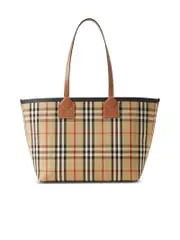 Burberry Small London Checked Tote