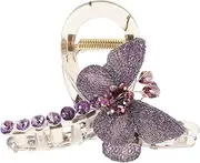 Butterfly Hair Claw Clips Vintage Style Non Slip Matte Hair Barrette for Half Up Hairstyles Cute Claw Clips for Spring Summer Accessories
