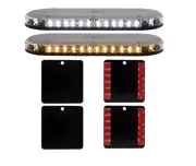 Buyers Products 8891160 Oval Mini Light Bar & 8895404 Magnetic Pads