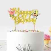 SpongBob Squarepants Happy Birthday Cake Topper