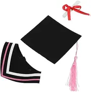 Amosfun Animal Bear Plush Graduation Outfit Soft Fabric Stuffed Doll Bachelor's to Doctoral Degree