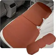 ontto Leather Car Seat Cushion fit for BMW F20 F30 G20 F31 F34 F10 G30 X3 F25 X4 I3 M3 M4 1 3 5 7 Series E92 Driver Seat Vehicle Front Rear Cover Non Slip Breathable Summer Protector-Orange