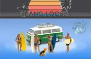 HANG LOOSE FIGURINE 5 PC. SET 1/64 DIECAST FIGURINE AMERICAN DIORAMA AD-76500MJ
