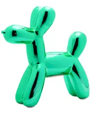 Interior Illusions Plus Teal Mini Balloon Dog Bank