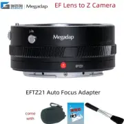 MEGADAP EFTZ21 AF Lens Adapter for EF Mount Lens to Nikon Z Z9 Z8 Z7 ZFC Camera