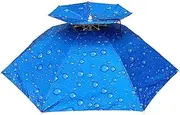 Umbrella Hat Folding Head Umbrella Sun Rain Caps Umbrella for Fishing Camping Gardening