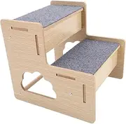 Pet Supplies Dog Bed Steps 2 Step Wooden Stairs Dog Cat Stairs Portable Pet Jumping Stair