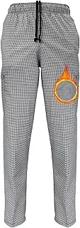 [M&M SCRUBS] Solid Black Classic Chef Pants