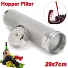 Stainless Steel Beer Barrel Keg Dry Hopper Filter hoping Home Brew + Brush