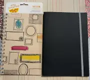 One Amy Tangerine American Crafts Day book-Montage & A5 Scrap Album Black