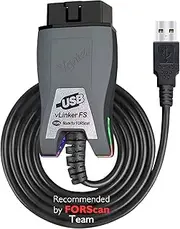 JUTA VLINKER FS OBD2 Code Reader OBDII USB Adapter OBD-II Scanner Diagnostic Tool for FORScan with HS/MS-CAN Auto Switch
