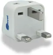 Universal International Power Adapter-2 in 1 UK Travel Plug Converter for Type G