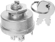 Happyyami Lawn Mower Ignition Switch Replacement Compatible Starter Switch Convenient Design for Optimal Performance Versatile Fit for Various Mower Models Long Lasting Sturdy