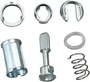 Door Lock Cylinder Barrel Repair Kit Set, for, for VW, Mk4, for, for Golf 4, for, for Bora, Front Right Left Door Lock Cylinder Barrel Repair Kit J17 Car Door Lock Latch