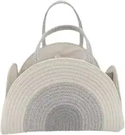 TWTCZOZ Diaper Storage Bag for Toys And Changing Supplies, White Gray