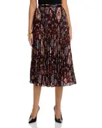 T Tahari Pleated Midi Skirt