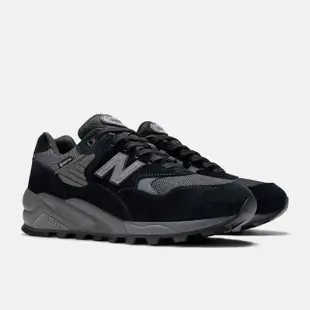 【NEW BALANCE】男女 休閒鞋 運動 慢跑 復古 D楦 NB 580 防水 緩震 穿搭 黑灰(MT580RGR)