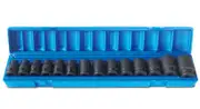 Action 607201401 - 14 Piece 1/2" Drive Impact Socket Set Metric