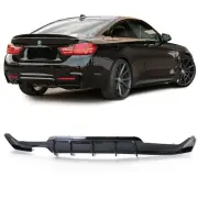 For BMW 4er F32 F33 F36 With M-PACKET Rear Diffuser Black Gloss
