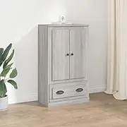 Generic Highboard Grey Sonoma 60x35.5x103.5 cm Engineered Wood,816302