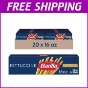 Gourmet Fettuccine Pasta 16oz Boxes, Pack of 20 - Non-GMO & Kosher Certified