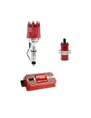 MSD Ignition 6AL Box w/ TSP Pro Billet Distributor & Coil Ford FE 360 390