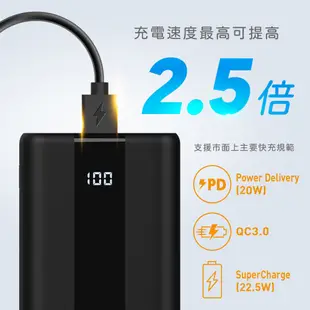 SP QP55 10000mAh QC PD快充 iPhone Android Type-C雙向 快充行動電源 廣穎