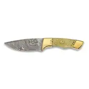 *BRAND NEW* Damascus Steel 256 Layer Fixed Blade Camel Bone Luxury Knife by Jere