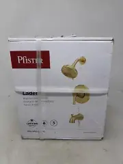 Pfister 8P8-WS2-LRSBG Ladera 1-Handle 3-Spray Tub & Shower Faucet Brushed Gold