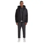 Replay Mens Puffer Sartoriale Sulfur Padded Jacket Black