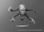 Puppet Master Demon Head Monster Manual 28mm Scale DND D&D Tabletop Miniature SB