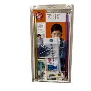 Boye I Taught Myself To Knit 18 Projects With Starter Tools Set NEW