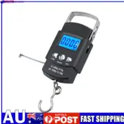 Portable Hand-Held Scale Luggage Scale 50 Kg Hook Scale With Measuring TapeㆁFish