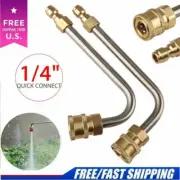 1/4'' Quick Connect High Pressure Washer Gutter Cleaner Lance/Wand Turbo Nozzle