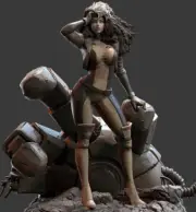Rogue Resin Sculpture Statue Model Kit Marvel X-men Unpainted/Unassembled