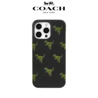 在飛比找momo購物網優惠-【COACH】iPhone 15 Pro Max 真皮手機殼