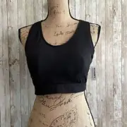 Old Navy Black Racer Back Sports Bra