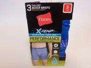 Hanes Men's Plus Size X-Temp Performance Stretch Mesh Boxer Brief Small 28"-30"