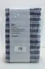 Crate & Barrel Zoli Muslin Euro Blue White Pillow Sham Cover 26"x26" 100% Cotton