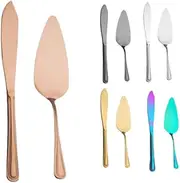 2pcs Stainless Steel Cake Spatula Bread Knife Birthday Cake Spatula Wholesale Pizza Triangle Spatula Explosions Kitchen Accessories 2件装不锈钢蛋糕抹刀面包刀生日蛋糕抹刀批发披萨三角抹刀爆炸/537