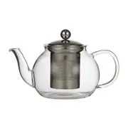 Leaf & Bean Camellia Glass Teapot with Infuser Loose Leaf Tea Maker 4 Cup/800mL
